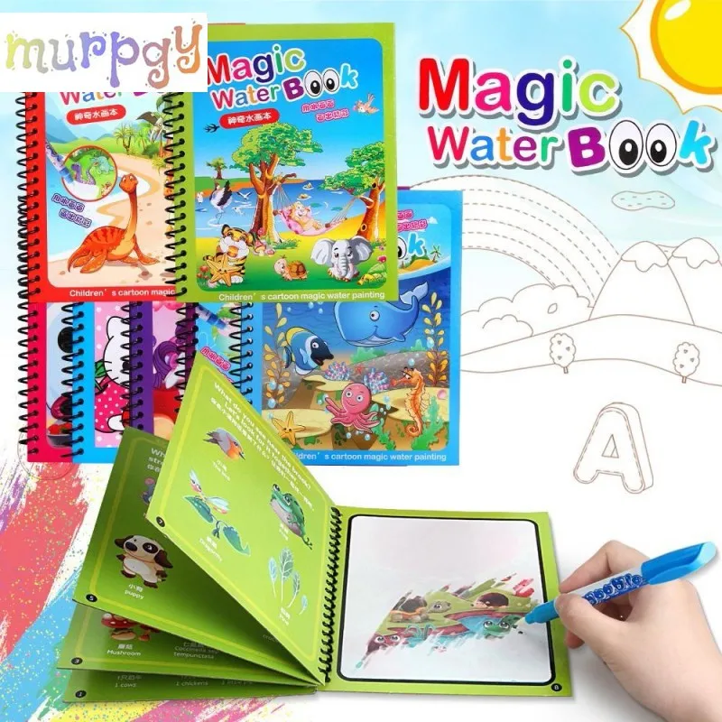 20 Style Magic Water Drawing Book Montessori Coloring Book Doodle Magic & Pen Painting Set Cartoons Board For Kids Toys Gifts
20 Style Magic Water Drawing Book Montessori Coloring Book Doodle Magic & Pen Painting Set Cartoons Board For Kids Toys Gifts