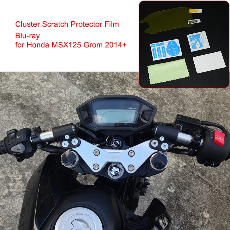 Motorcycle moto Cluster Screen Scratch Protection Film Speedometer Guard 100% Brand New for Honda 2014+ MSX MSX125 Grom
Motorcycle moto Cluster Screen Scratch Protection Film Speedometer Guard 100% Brand New for Honda 2014+ MSX MSX125 Grom