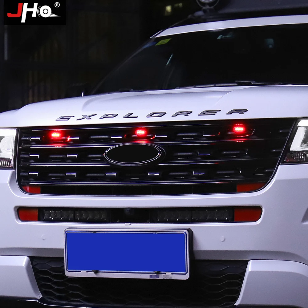 JHO Car Front Grille LED Light Raptor Style Lamp For Ford Explorer 2016-2019 2018 2017 XLT Limited Sport Platinum Accessories
JHO Car Front Grille LED Light Raptor Style Lamp For Ford Explorer 2016-2019 2018 2017 XLT Limited Sport Platinum Accessories