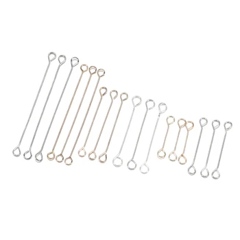 50pcs 15-40 mm Metal Steel Double Eye Pin Earrings Charm Connector Rod For DIY Jewelry Making Earrings Connector Pins Supplies
50pcs 15-40 mm Metal Steel Double Eye Pin Earrings Charm Connector Rod For DIY Jewelry Making Earrings Connector Pins Supplies