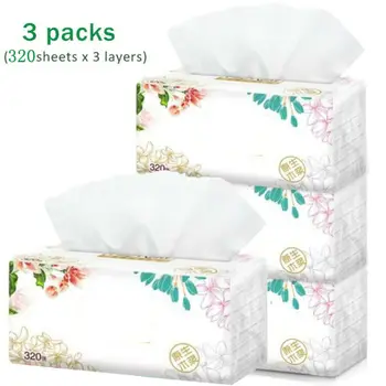 Home Kitchen Pop-up Tissue Draw Paper Hotel Toilet Paper Extraction Facial Napkin Natura Wood Pulp 3Layers 3Packs 320/Pack
Home Kitchen Pop-up Tissue Draw Paper Hotel Toilet Paper Extraction Facial Napkin Natura Wood Pulp 3Layers 3Packs 320/Pack