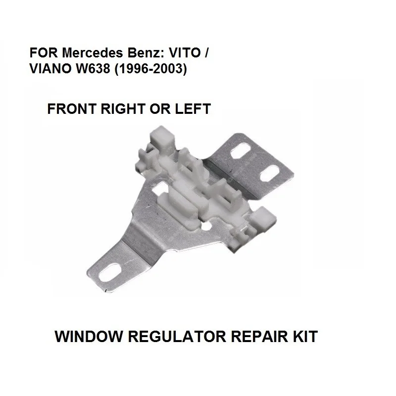 

FOR WINDOW REGULATOR REPAIR METAL SLIDER FOR MERCEDES VITO W638 FRONT LEFT OR RIGHT 1996-2003