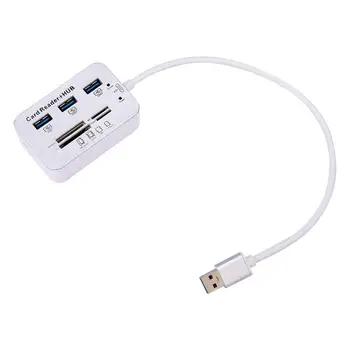 3 Port Aluminum USB 3.1 Hub With MS SD M2 TF Multi-In-1 Card Reader Portable New 6.9
3 Port Aluminum USB 3.1 Hub With MS SD M2 TF Multi-In-1 Card Reader Portable New 6.9