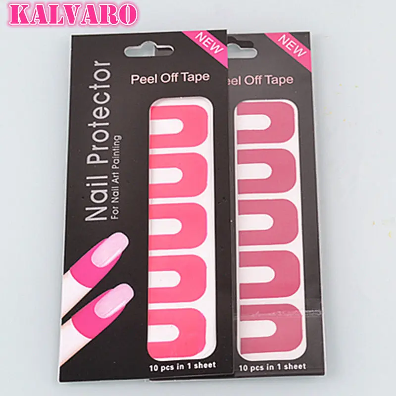 Kalvaro 10PCS/Set French Nail Manicure Stickers Tips Finger Nail Art Forms Tips Cover Case Nail protection Polish Tools Popular
Kalvaro 10PCS/Set French Nail Manicure Stickers Tips Finger Nail Art Forms Tips Cover Case Nail protection Polish Tools Popular