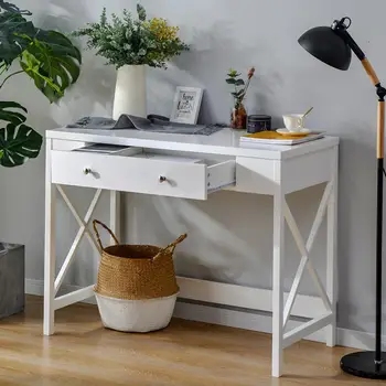 Modern White Console Table Side End Tables Shelf with Large Storage Drawer Pine Wooden Hall Desk for Living Room Bedroom Hallway
Modern White Console Table Side End Tables Shelf with Large Storage Drawer Pine Wooden Hall Desk for Living Room Bedroom Hallway