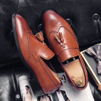 Misalwa Slip-on Brogue Fashion Carved Men Loafers BIG Size 38 48 Tassel Flats for Men Spring Summer British Men Shoes Dropship
Misalwa Slip-on Brogue Fashion Carved Men Loafers BIG Size 38 48 Tassel Flats for Men Spring Summer British Men Shoes Dropship