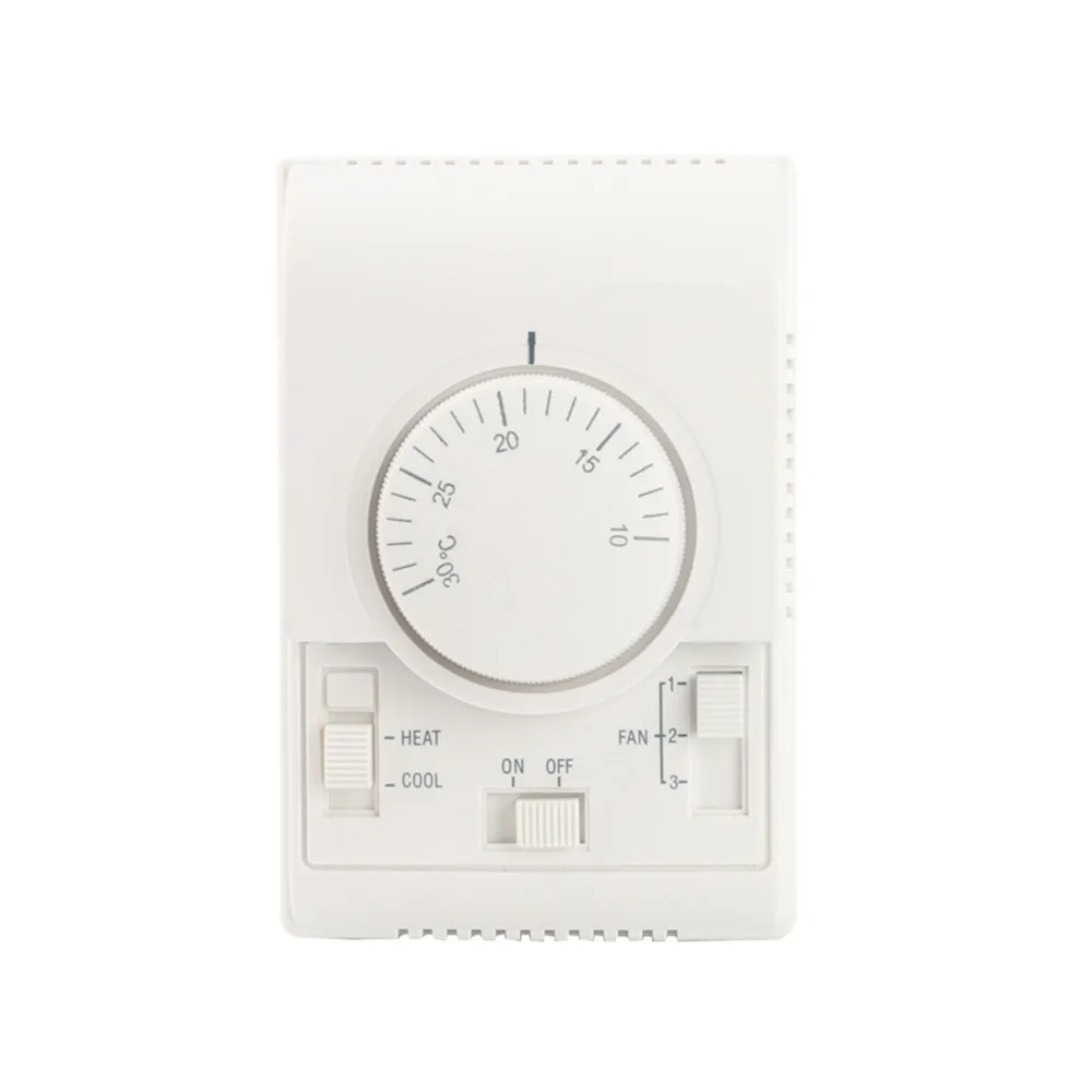 Three-Speed Mechanical Air Regulating Volume Control Switch Panel for Fan Coil LCD Temperature Controller
Three-Speed Mechanical Air Regulating Volume Control Switch Panel for Fan Coil LCD Temperature Controller
