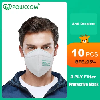 POWECOM 10 Pcs KN95 Masks 4 Layers Face Mask Protection Breathable Filtration Mouth Masks Personal Protective Health Care Mask
POWECOM 10 Pcs KN95 Masks 4 Layers Face Mask Protection Breathable Filtration Mouth Masks Personal Protective Health Care Mask