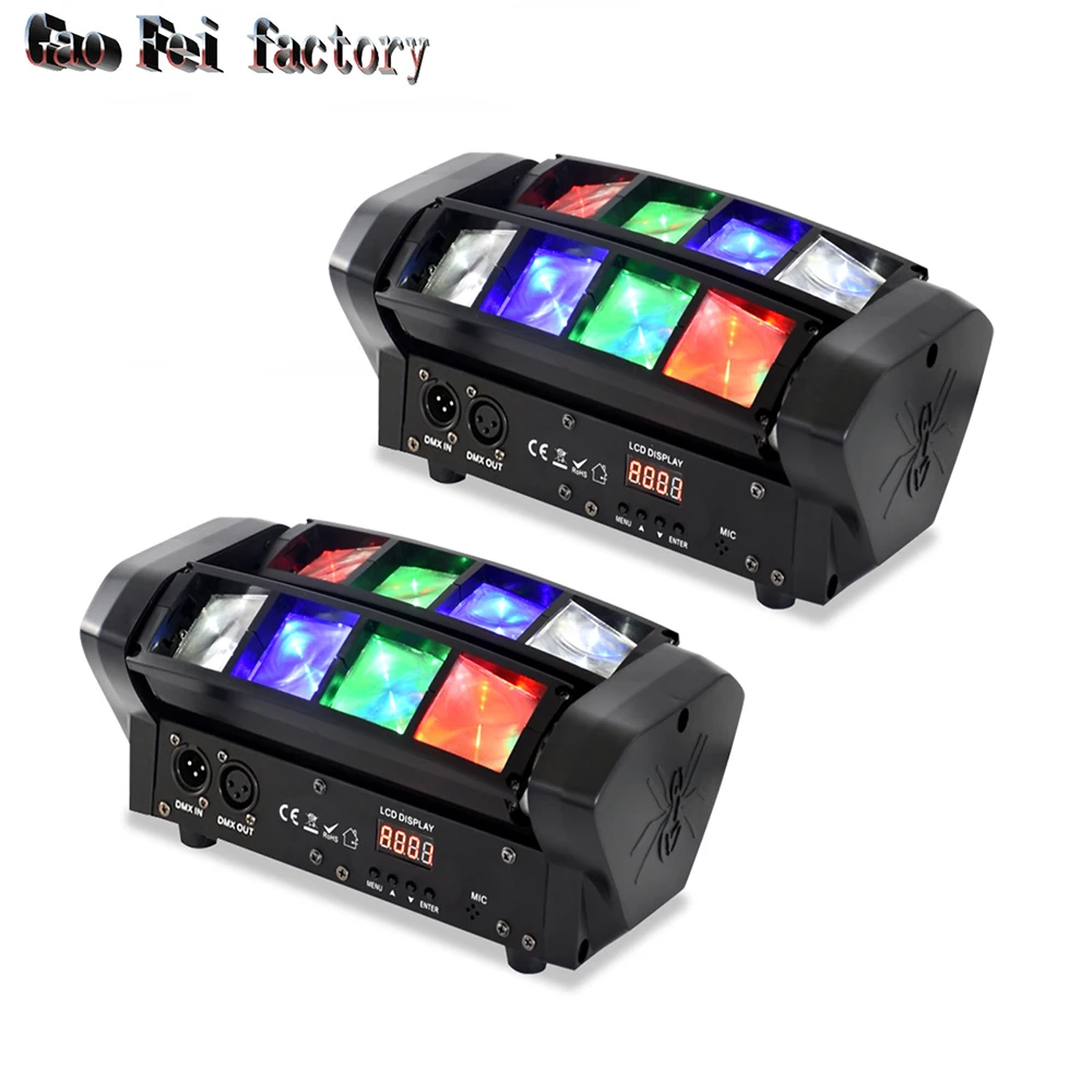 DJ Lighting RGBW DMX Beam Lights LED 8x6W Bar Beam Moving Heads Beam LED Spider Light RGBW Good For DJ Disco Part
DJ Lighting RGBW DMX Beam Lights LED 8x6W Bar Beam Moving Heads Beam LED Spider Light RGBW Good For DJ Disco Part