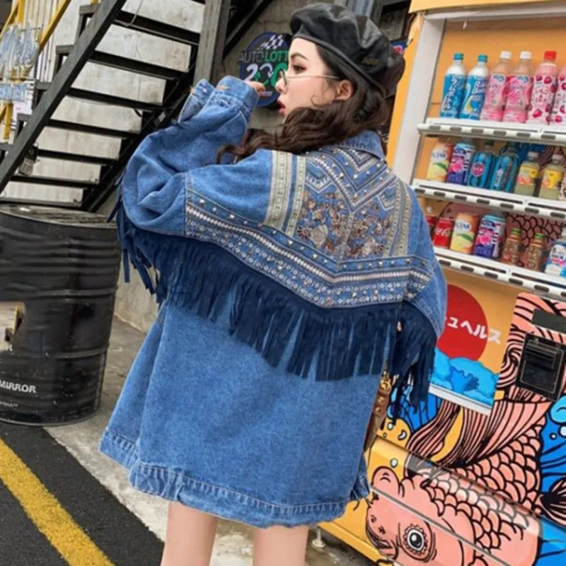 LANMREM 2019 Autumn Pattern Fashion Trend Full Sleeve Bvintage National Embroidery Tassel Light Color Solid Women's Jacket AI777
LANMREM 2019 Autumn Pattern Fashion Trend Full Sleeve Bvintage National Embroidery Tassel Light Color Solid Women's Jacket AI777