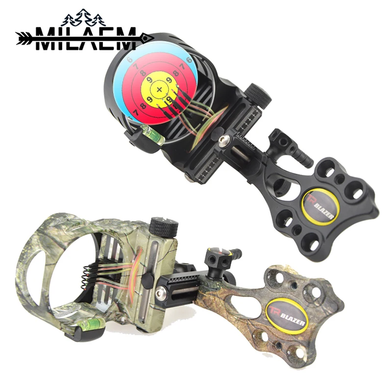 Archery Compound Bow Sight 5 Pin 0.019" Optic Fiber Micro Adjustable CNC Craft Processing Shooting Bow And Arrow Accessories
Archery Compound Bow Sight 5 Pin 0.019" Optic Fiber Micro Adjustable CNC Craft Processing Shooting Bow And Arrow Accessories