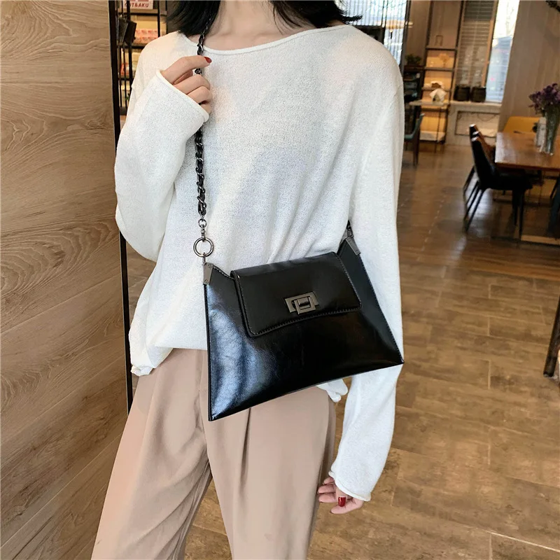 Autumn And Winter Retro Black And White with Pattern Bag Women's 2020 New Style Fashion Korean-style Shoulder Bag with Chain-Sty
Autumn And Winter Retro Black And White with Pattern Bag Women's 2020 New Style Fashion Korean-style Shoulder Bag with Chain-Sty