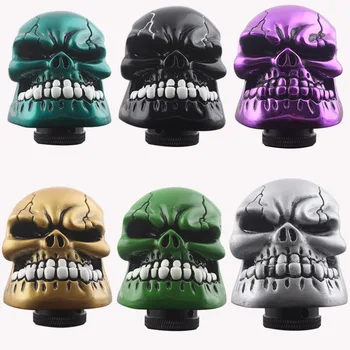 

Universal Custom Devil Skull Stick Gear Shift Knob Shifter Lever Manual Car For Sedan Coupe SUV Crossover Wagon Hatchback Truck