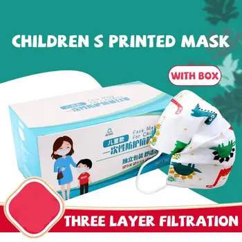 10pcs/50pcs/500pcs Disposable Children's Mask Boys And Girls 3-layer Non-woven Fabric Dustproof Breathable Dinosaur Pattern
10pcs/50pcs/500pcs Disposable Children's Mask Boys And Girls 3-layer Non-woven Fabric Dustproof Breathable Dinosaur Pattern