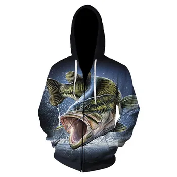 Sweatshirt 3D Fish Series Printed Hooded Zip Long Sleeve Fishing Clothes Coat Outdoor Running Plus Size Men And Women Lovers
Sweatshirt 3D Fish Series Printed Hooded Zip Long Sleeve Fishing Clothes Coat Outdoor Running Plus Size Men And Women Lovers
