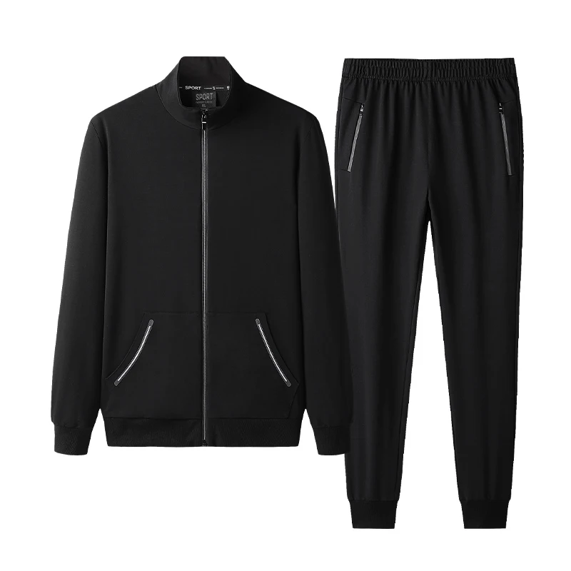 

Spring Autumn Sports Suit Plus size men track suit Trade Sportswear Men's Running sweatsuit Sets 9XL 8XL 7XL jogger men big size