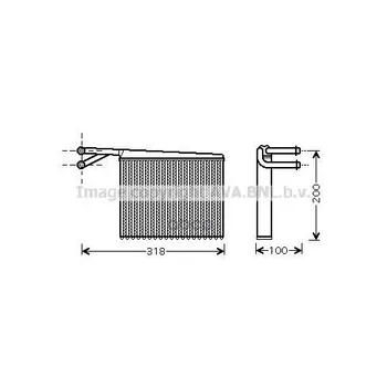 Radiator heater Mercedes Sprinter Ava art.
Radiator heater Mercedes Sprinter Ava art.