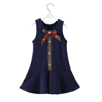 ChanJoyCC high-quality fashion British children's outfits cool cotton college style girls clothing bow blue toddler summer dress
ChanJoyCC high-quality fashion British children's outfits cool cotton college style girls clothing bow blue toddler summer dress