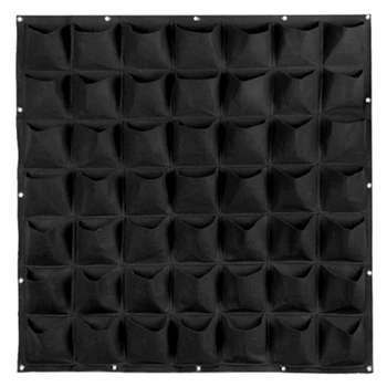 Promotion! 49 Pockets Wall Hanging Planting Bags Green Plant Grow Planter Vertical Garden Living Bag Garden Supplies Container B 
Promotion! 49 Pockets Wall Hanging Planting Bags Green Plant Grow Planter Vertical Garden Living Bag Garden Supplies Container B