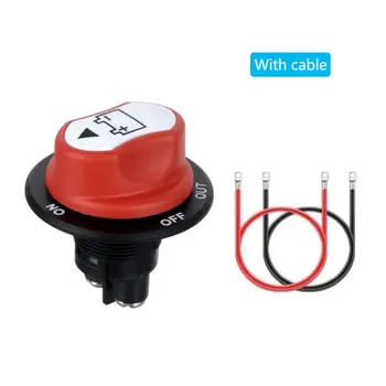 On/Off Car Battery Switch MAX 50V 50A CONT 75A INT Use Cars Vehicle Truck Battery Disconnect Switch Cable Accessories
On/Off Car Battery Switch MAX 50V 50A CONT 75A INT Use Cars Vehicle Truck Battery Disconnect Switch Cable Accessories