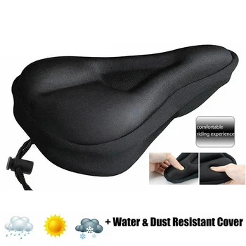 A Revolução do Conforto: Assento de Bicicleta ROCKBROS de Silicone Hollow 10 Bicycle Seat Breathable Bicycle Saddle Seat Soft Thickened Mountain Bike Bicycle Seat Cushion Cycling Pad Cushion Cover