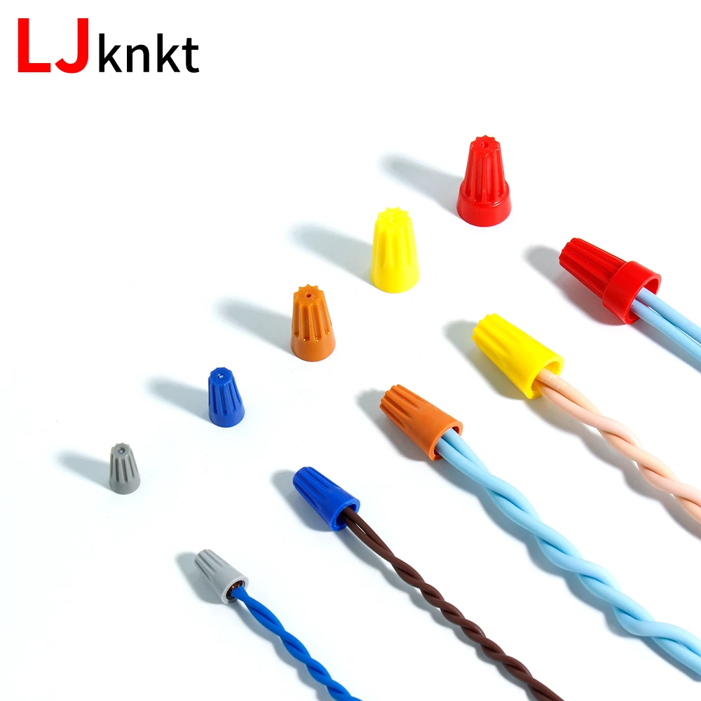 Screw Twist electrical Connector Cap Insert Nut Spring Terminals Rotating Kit 200/100Pcs p1 p2 p3 p4 p6 Terminal Wire Connection
Screw Twist electrical Connector Cap Insert Nut Spring Terminals Rotating Kit 200/100Pcs p1 p2 p3 p4 p6 Terminal Wire Connection