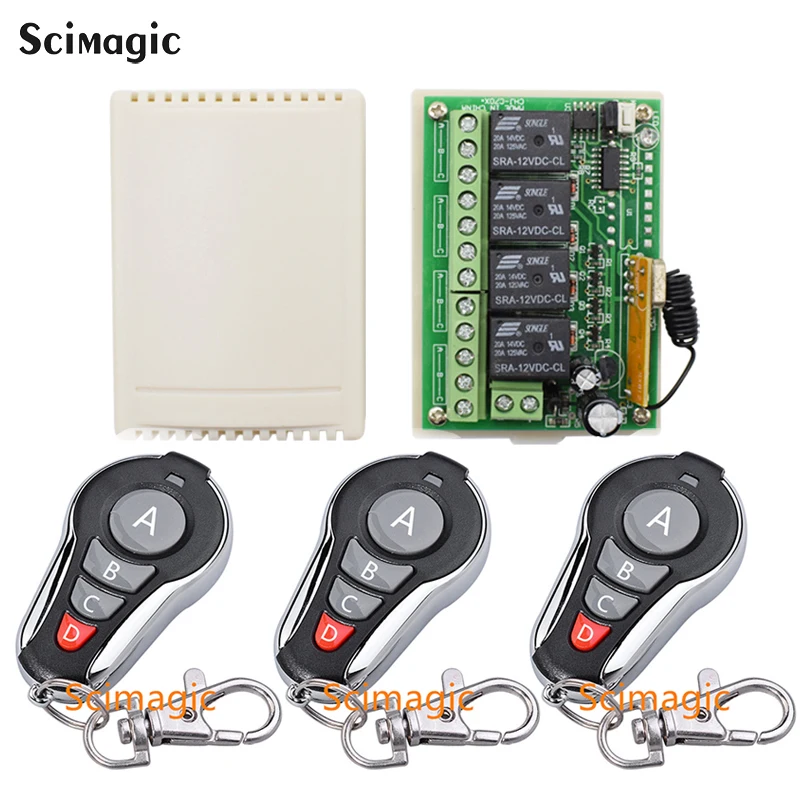 433 mhz RF Remote Control Learning code 1527 EV1527 For Gate garage door controller Alarm 433mhz Receiver
433 mhz RF Remote Control Learning code 1527 EV1527 For Gate garage door controller Alarm 433mhz Receiver