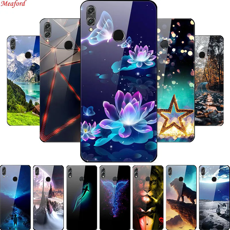 Чехол для Honor 8X чехол стеклянная задняя крышка 20 8 X Huawei Nova 5T V30 Pro|Бамперы| |