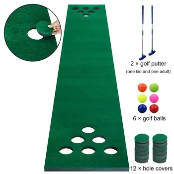 Golf Beer Pong Game Set Green Mat for Home Use Training Equipment Golf Putting Practice Mats for Outdoor/Indoor Family Party
Golf Beer Pong Game Set Green Mat for Home Use Training Equipment Golf Putting Practice Mats for Outdoor/Indoor Family Party