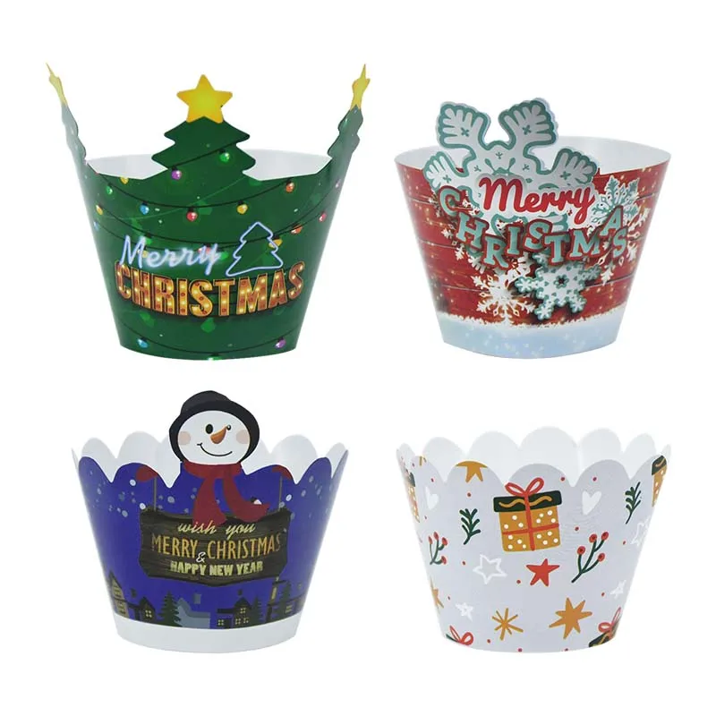 24Pcs/set Christmas Party Merry christmas Cupcake Decorations Santa Snowman Cake Toppers Cupcake Wrapper Navidad Party Supplies
24Pcs/set Christmas Party Merry christmas Cupcake Decorations Santa Snowman Cake Toppers Cupcake Wrapper Navidad Party Supplies