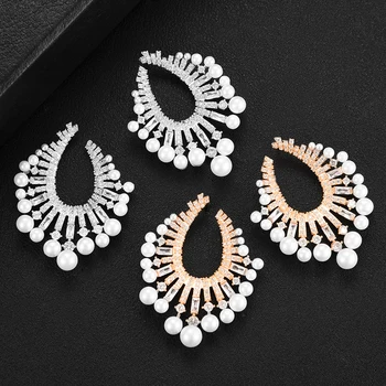GODKI Trendy Fireworks Simulated Pearl Stud Earrings For Women Wedding CZ Brincos boucle d'oreille 2020 Bohemia Jewelry HOT
GODKI Trendy Fireworks Simulated Pearl Stud Earrings For Women Wedding CZ Brincos boucle d'oreille 2020 Bohemia Jewelry HOT
