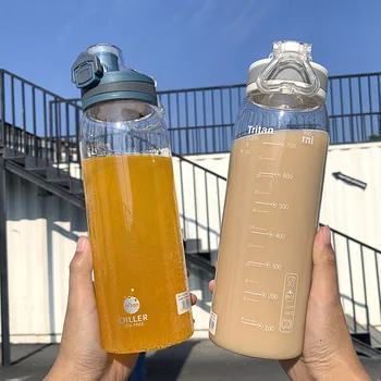 South Korean fashion personality transparent handle shatterproof plastic cup carry sports water bottle
South Korean fashion personality transparent handle shatterproof plastic cup carry sports water bottle