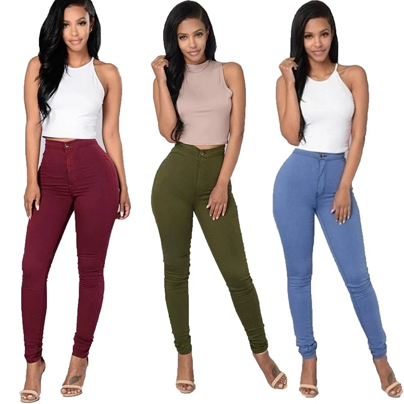 Women's Leggings Skinny Elastic Plus Size Solid Color Jeans Pencil Pants High Waist Fashion Legging Slim Stretch Black Trousers
Women's Leggings Skinny Elastic Plus Size Solid Color Jeans Pencil Pants High Waist Fashion Legging Slim Stretch Black Trousers