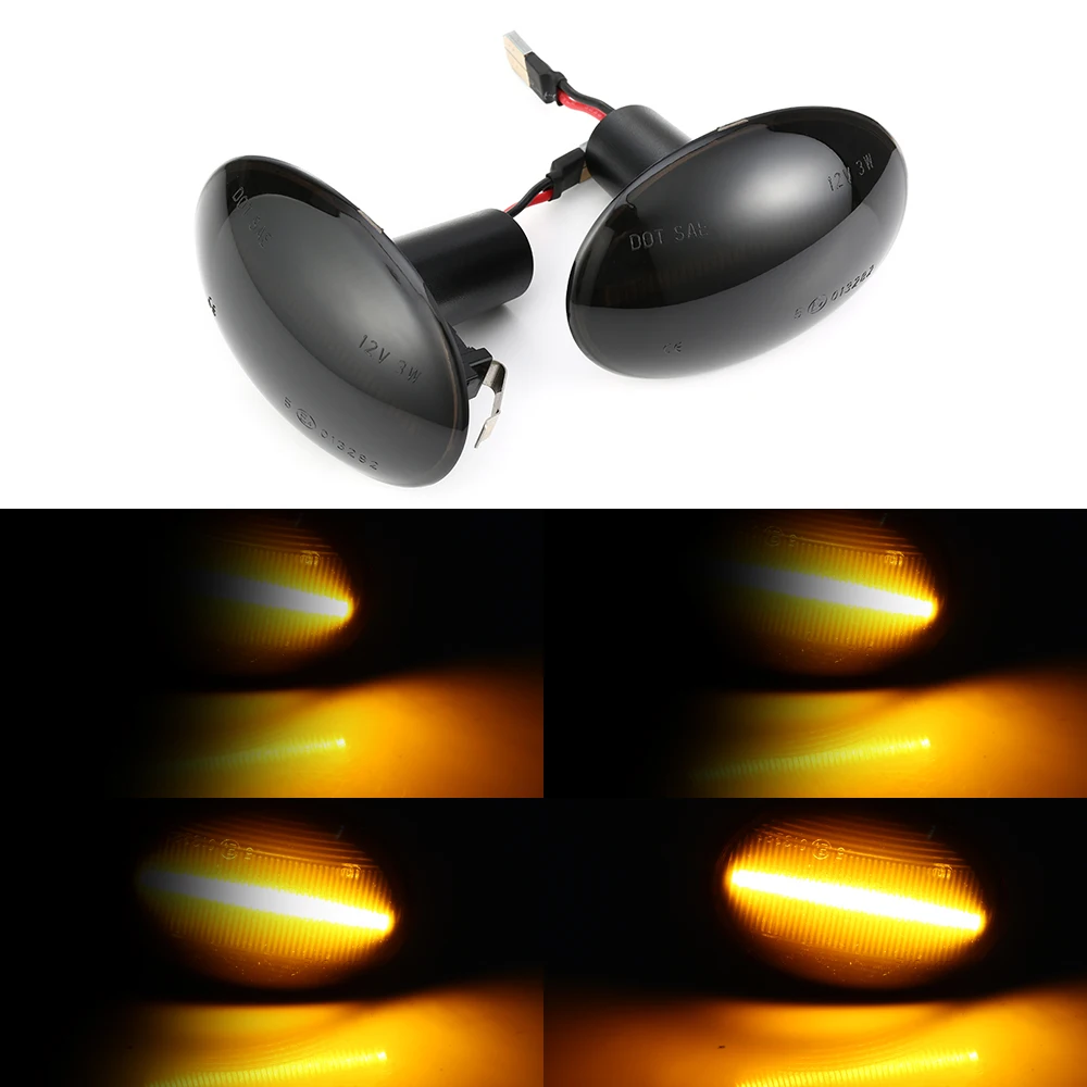 2 Pieces Flowing Side Repeater Lamp Dynamic LED Side Marker Light Turn Signal Indicator For BMW MINI Cooper R55 R56 R57 R58 R59
2 Pieces Flowing Side Repeater Lamp Dynamic LED Side Marker Light Turn Signal Indicator For BMW MINI Cooper R55 R56 R57 R58 R59