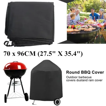 Round Protective Cover Hood Waterproof BBQ Heavy Cover Kettle Barbeque Grill Outdoor Camping Cooking Accessorie Garden Protector
Round Protective Cover Hood Waterproof BBQ Heavy Cover Kettle Barbeque Grill Outdoor Camping Cooking Accessorie Garden Protector