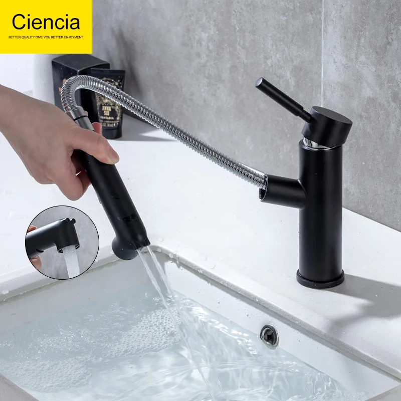 Copper Black And White with Pattern Pull-out Basin Faucet Bathroom Wash Basin Hot And Cold Double Outlet Tap Stretchable Leading
Copper Black And White with Pattern Pull-out Basin Faucet Bathroom Wash Basin Hot And Cold Double Outlet Tap Stretchable Leading