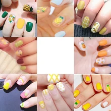 1 unids/set pegatinas de verano para uñas con transferencia de agua y diseño de frutas para uñas, esmalte de uñas y uñas, Mini patrones(China)