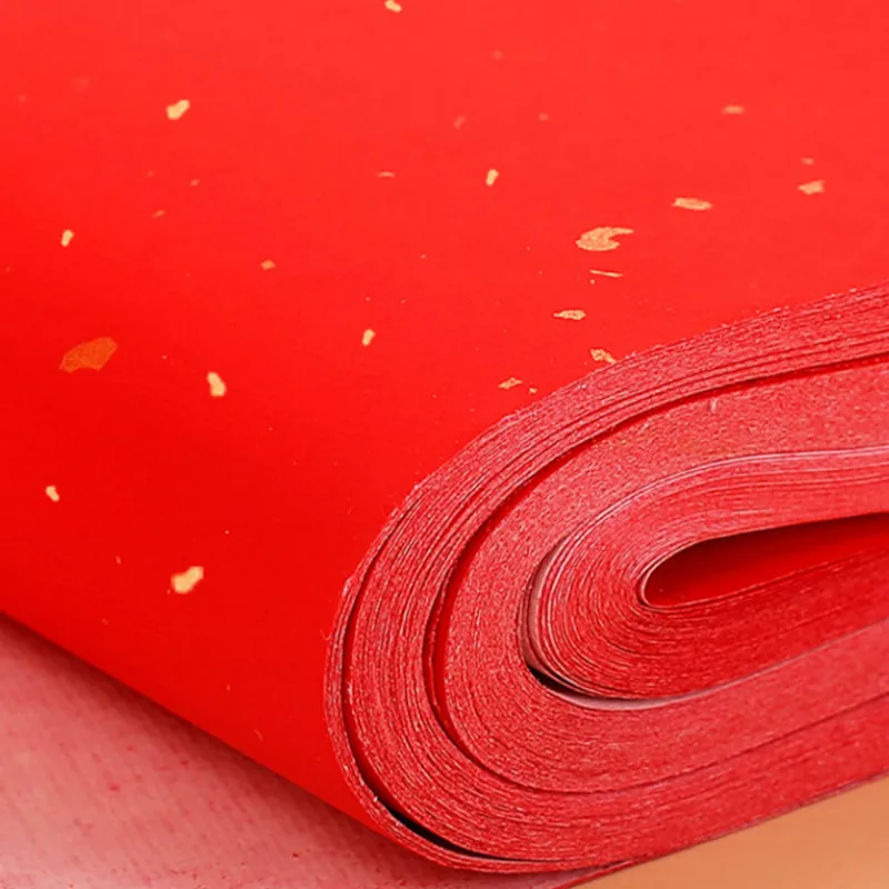 Chinese Spring Festival Couplets Red Xuan Paper for Lucky Money Envelope Cutting Thicken Calligraphy |