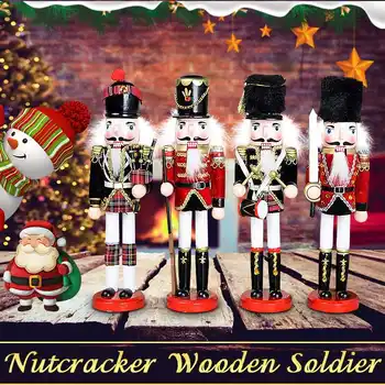 30cm Christmas Wooden Nutcracker Soldier Handcraft Walnut Puppet Toy Newyear Christmas Ornaments For Home Decoration
30cm Christmas Wooden Nutcracker Soldier Handcraft Walnut Puppet Toy Newyear Christmas Ornaments For Home Decoration
