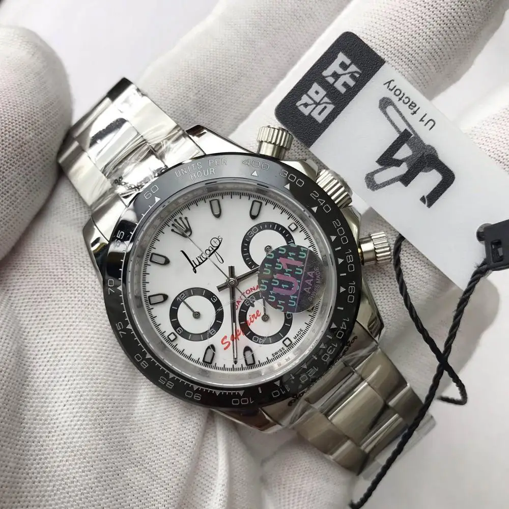 Luxury brand watch men 39mm RLX DAYTONA automatic all small dials work sweeping AAA OYSTER PERPETUAL Sapphire glass 853
Luxury brand watch men 39mm RLX DAYTONA automatic all small dials work sweeping AAA OYSTER PERPETUAL Sapphire glass 853