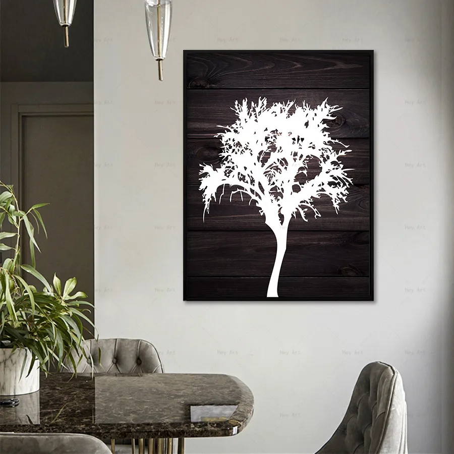 Canvas Painting Black White Tree Abstract Wall Art Picture for Living Room Wood Texture Bottom Print Poster Home Decor
Canvas Painting Black White Tree Abstract Wall Art Picture for Living Room Wood Texture Bottom Print Poster Home Decor
