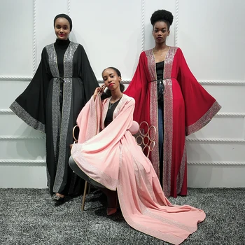 Kaftan Dubai Abaya Kimono Turkish Hijab Muslim Dress Women African Islam Abayas Robe Musulman Caftan Marocain Islamic Clothing 
Kaftan Dubai Abaya Kimono Turkish Hijab Muslim Dress Women African Islam Abayas Robe Musulman Caftan Marocain Islamic Clothing