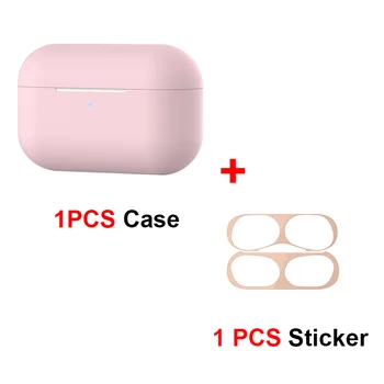 2 in 1 Dust-proof Metal Sticker And Earphone Case For Airpods Pro Silicone Ultra-thin Protective Cover For Apple Airpods Pro
2 in 1 Dust-proof Metal Sticker And Earphone Case For Airpods Pro Silicone Ultra-thin Protective Cover For Apple Airpods Pro