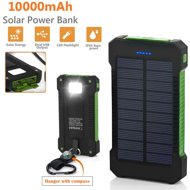 For Smart Phone 20000mah Portable Solar Power Bank 20000mAh External Battery DUAL Ports Powerbank Charger Mobile Charger 40AUG23
For Smart Phone 20000mah Portable Solar Power Bank 20000mAh External Battery DUAL Ports Powerbank Charger Mobile Charger 40AUG23