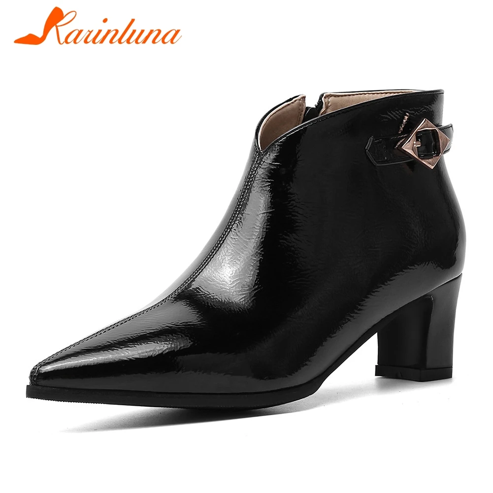 KARINLUNA New Plus Size 28-48 Pointed Toe Elegant Pumps Woman Shooes Zipper Ladies High Heels Metal Decoration Shoes Women Pumps
KARINLUNA New Plus Size 28-48 Pointed Toe Elegant Pumps Woman Shooes Zipper Ladies High Heels Metal Decoration Shoes Women Pumps