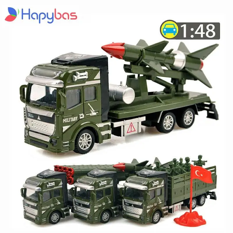 Promotion 1:48 Alloy military pull back model rocket camion Transporter car toys collection Children's day birthday gift
Promotion 1:48 Alloy military pull back model rocket camion Transporter car toys collection Children's day birthday gift