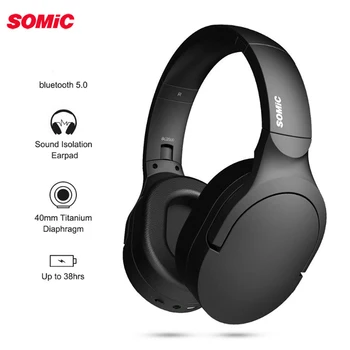 Somic SC2000BT Headset Gaming headphone high quality music stereo 5.0 bluetooth 3.5mm/USB jack Folding Headset for PS4 for xbox 
Somic SC2000BT Headset Gaming headphone high quality music stereo 5.0 bluetooth 3.5mm/USB jack Folding Headset for PS4 for xbox