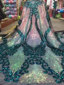 African lace fabric 2020 high quality Green black african French tulle lace fabric with sequins guipure nigerian lace fabrics
African lace fabric 2020 high quality Green black african French tulle lace fabric with sequins guipure nigerian lace fabrics