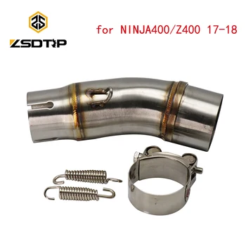 ZSDTRP For Kawasaki Z400 Ninja 300 2017 2018 Ninja400 slip on Exhaust Muffler Link middle Pipe Slip-On
ZSDTRP For Kawasaki Z400 Ninja 300 2017 2018 Ninja400 slip on Exhaust Muffler Link middle Pipe Slip-On