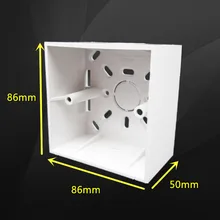 5cm Surface Mounted Bottom Box Switch Socket Universal Type 86 Bottom Box Surface Mounted Wire Box 86*86*50
5cm Surface Mounted Bottom Box Switch Socket Universal Type 86 Bottom Box Surface Mounted Wire Box 86*86*50